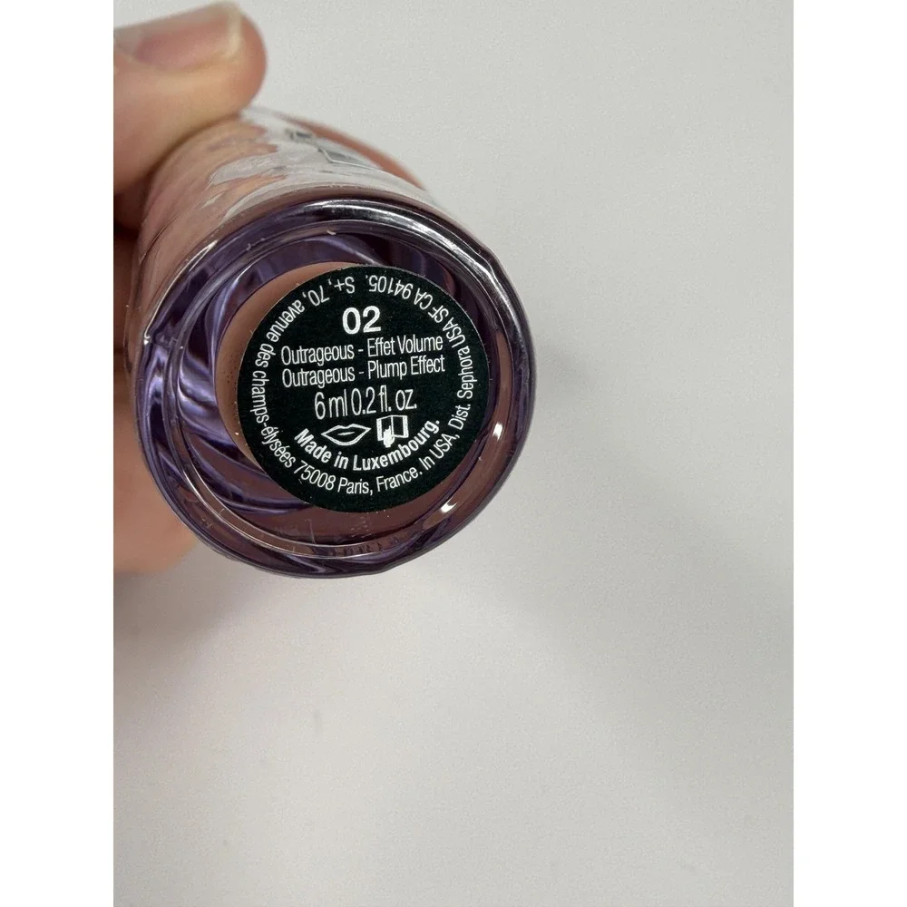 Sephora Outrageous Volume Lip Plumper 02 XXL Nude 6ml Gloss Plump Effect - Picture 5 of 6